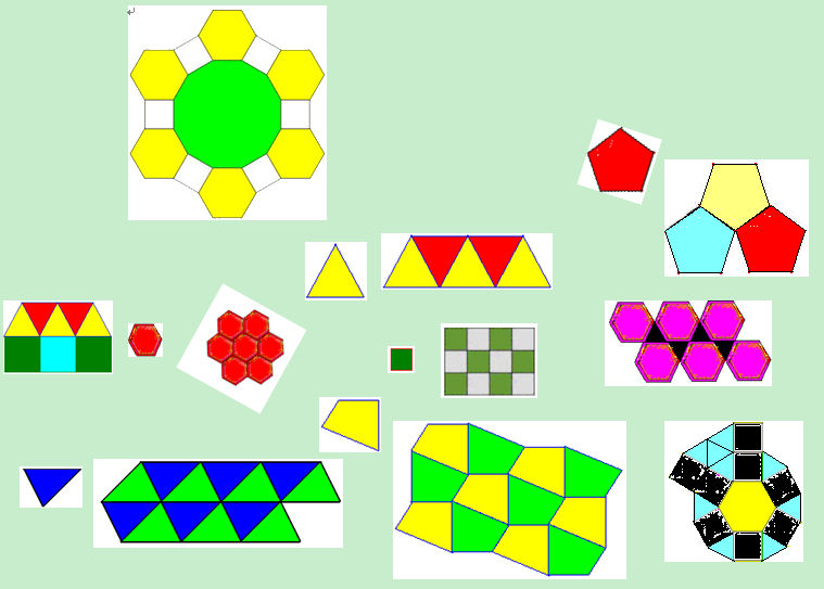 a>(能够完全重合的图形叫做全等形)无间隙且不重叠地覆盖平面的一部分