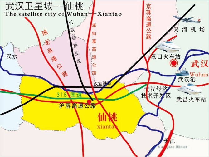  p>仙桃西站(xiantaoxi railway station)位于是汉宜铁路设立的重点