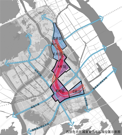 珠海市西部中心城区