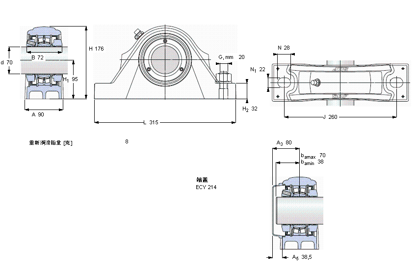  p data-id="gn7ofmd8bi">skf synt70f轴承是一款滚子轴承立式轴承座