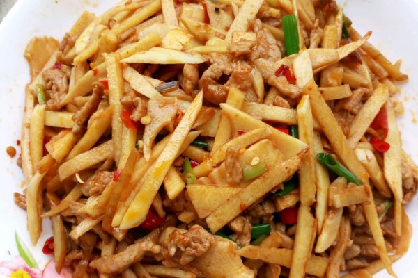 竹笋肉丝