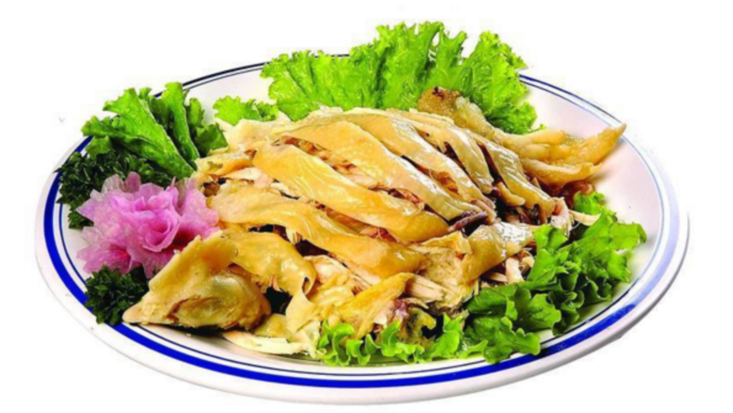  p>手撕三黄鸡是一道美食,口味不错,制作简单,主要材料老母鸡一只.