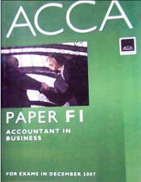 ACCA PAPER F1 ACCOUNTANT IN BUSINESS PRACTICE REVISION PDF visual data 7