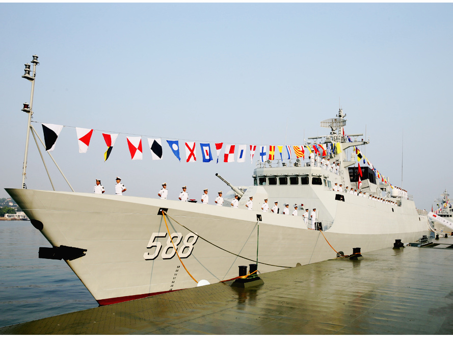  p>泉州号护卫舰,舷号为"588", a target="_blank" href="/item/中国