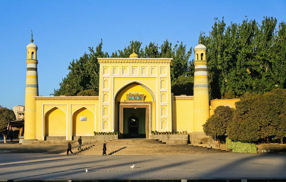  p>&nbsp;中国伊斯兰教著名清真寺,位于新疆维吾尔自治区喀什市的