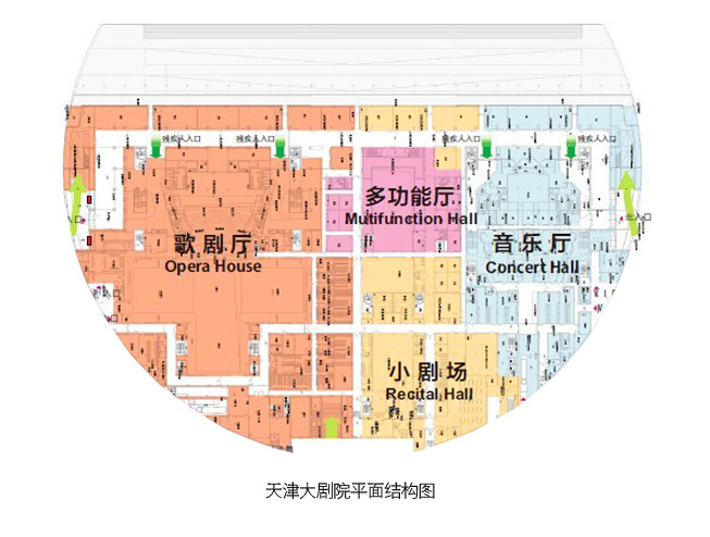  p>天津大剧院,坐落于中华人民共和国 a href="#" data-lemmaid="