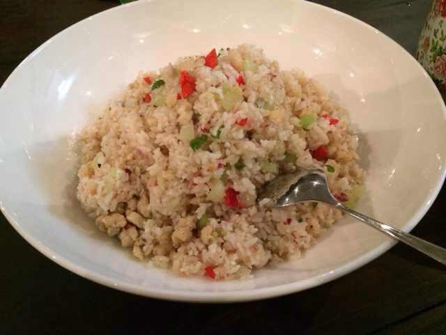 水七七咸鱼鸡粒炒饭