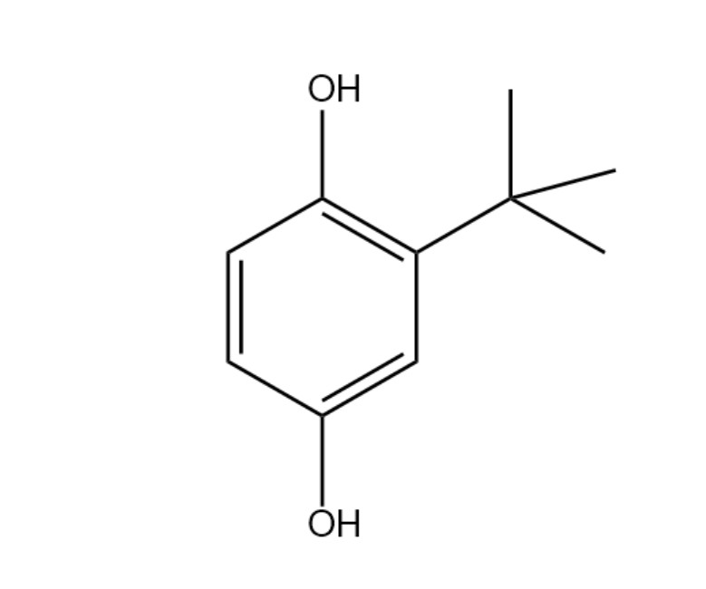 丁基对苯二酚(tbhq),又称叔丁基对苯二酚,叔丁基氢醌,化学式为c sub>