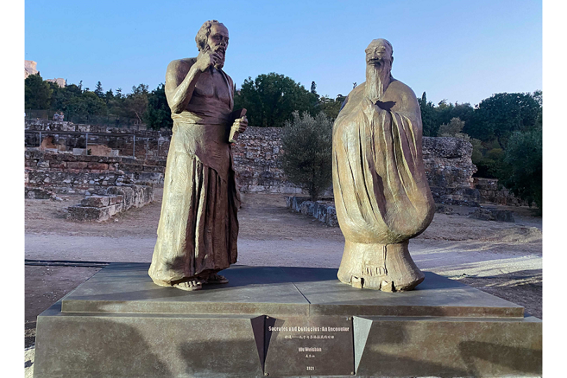 神遇——孔子与苏格拉底的对话