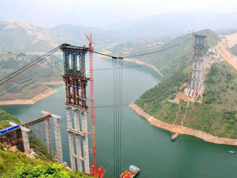 缆索吊装施工法