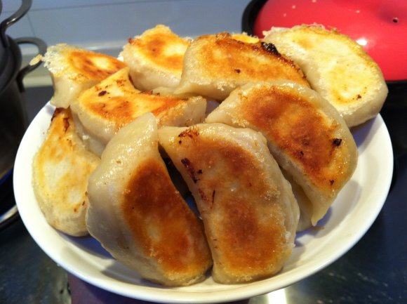 白菜猪肉水煎饺