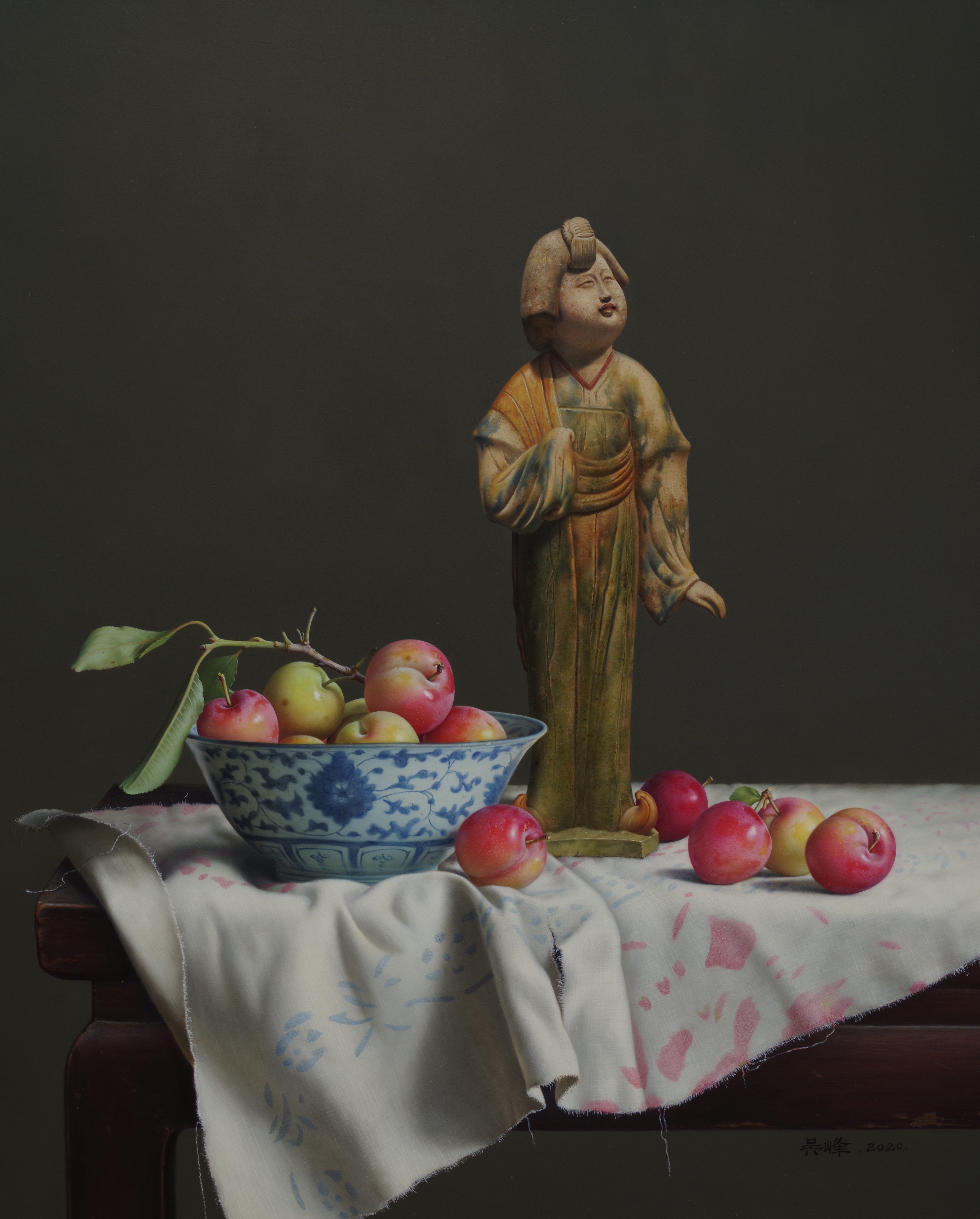 data-lemmaid="22119121">吴峰 /a>于2020年创作的超写实油画作品