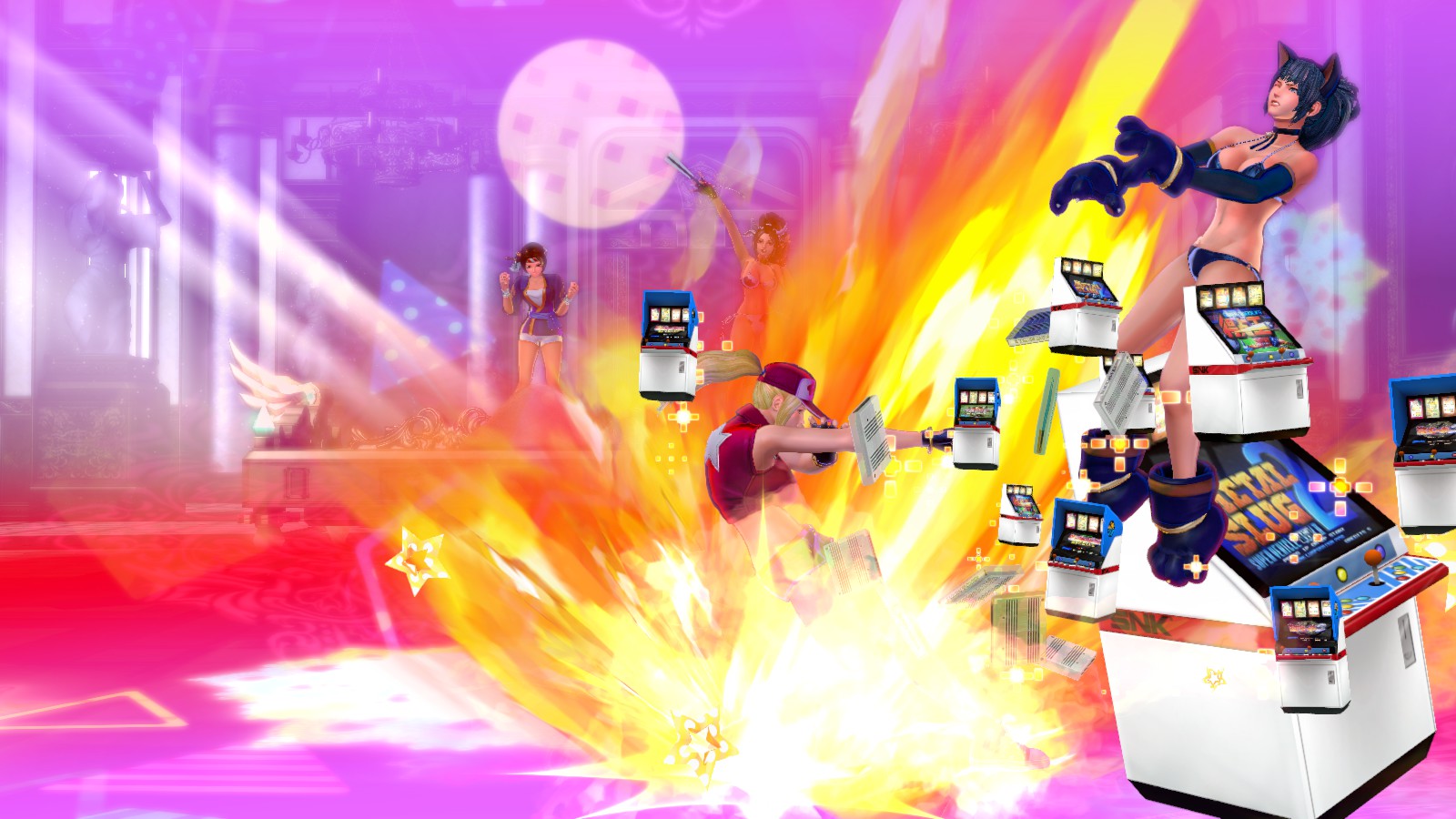 狂暴双打》是snk和abstraction games联合开发的一款动作格斗游戏,于