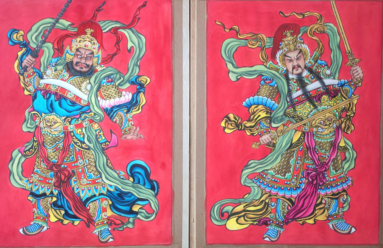 门神国画_百度百科