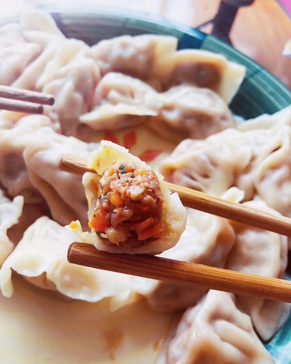 萝卜牛肉蒸饺