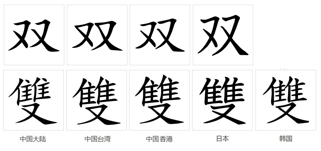 双（汉语文字）_百度百科