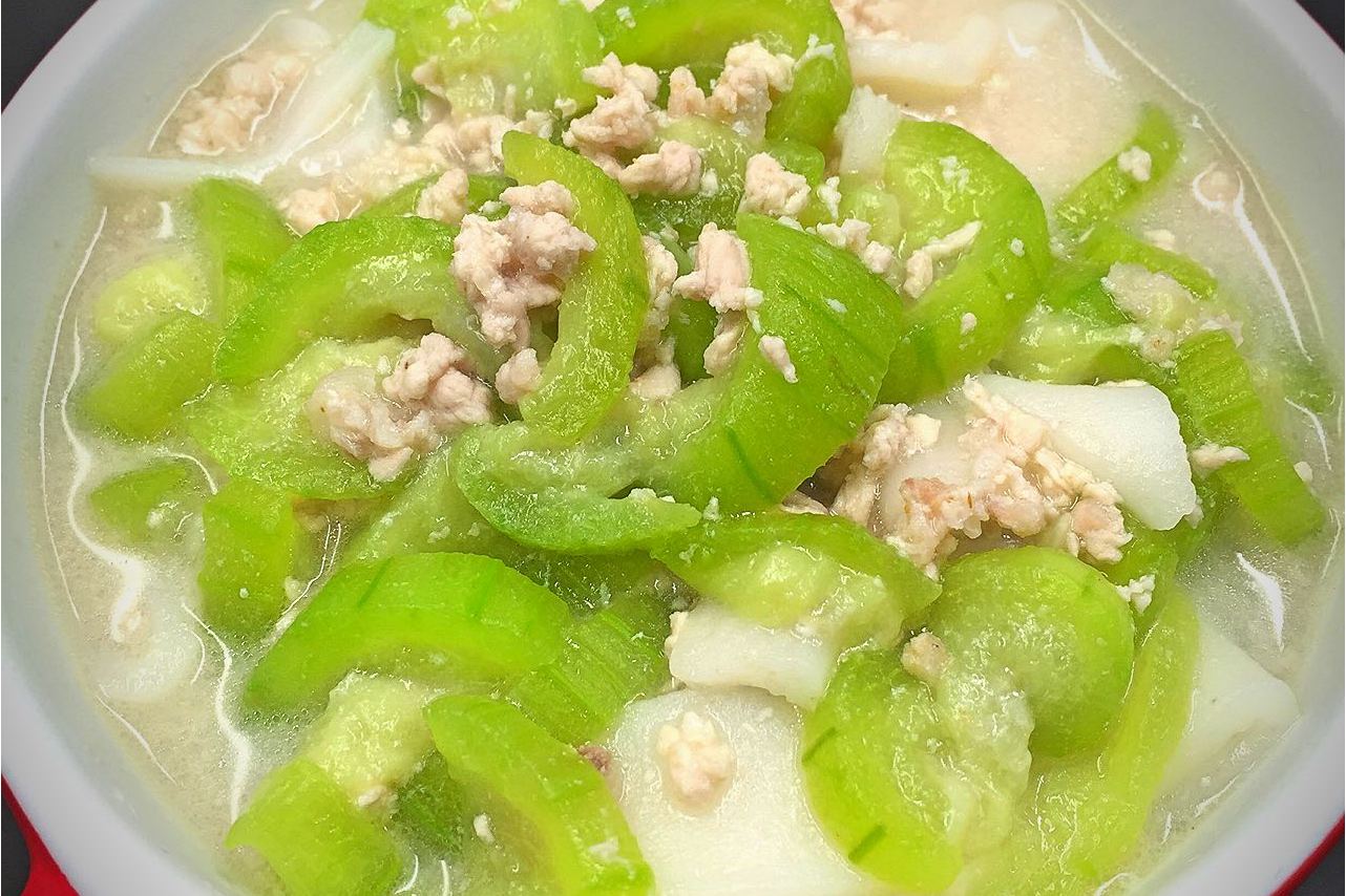 丝瓜肉丝汤