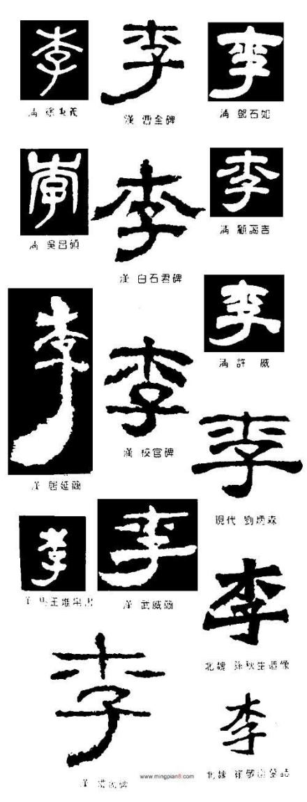 李姓（中华姓氏之一）_百度百科