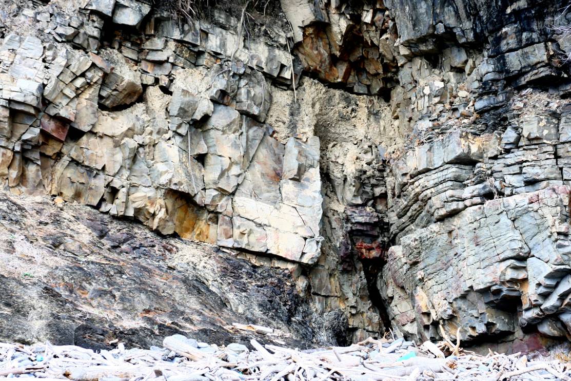  /a>中具有一定宽度和相当延伸长度的非单一裂缝组成的破碎条带地段