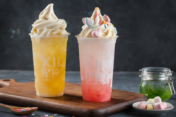  p>十二星座奶茶为杭州曼伟餐饮旗下茶饮品牌,十二星座奶茶于2017年