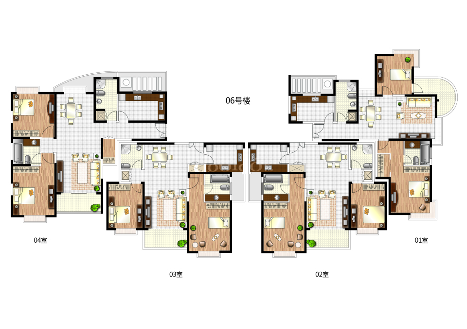  p>国际丽都城地处北京西路石门二路口,分三期开发.