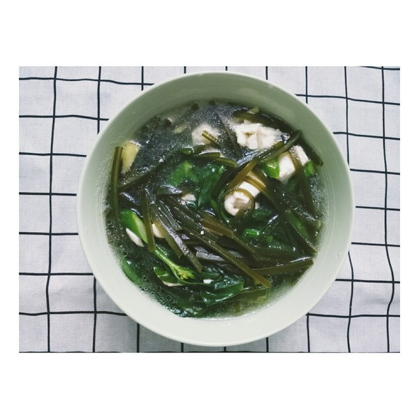 海带虾皮汤