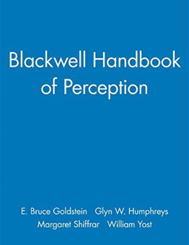 blackwell handbook of perception