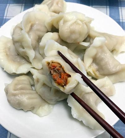 牛肉胡萝卜馅饺子