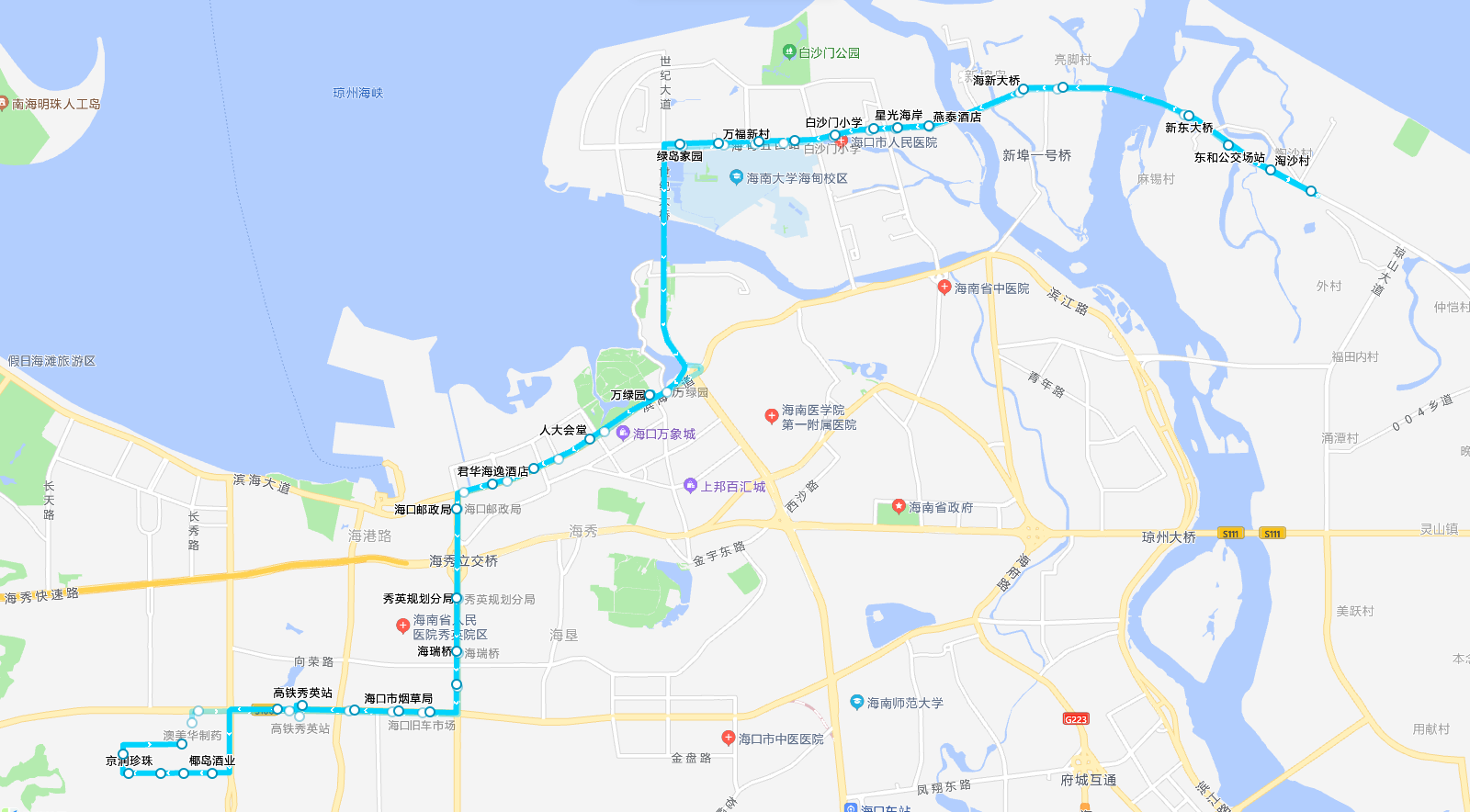 海口公交54路