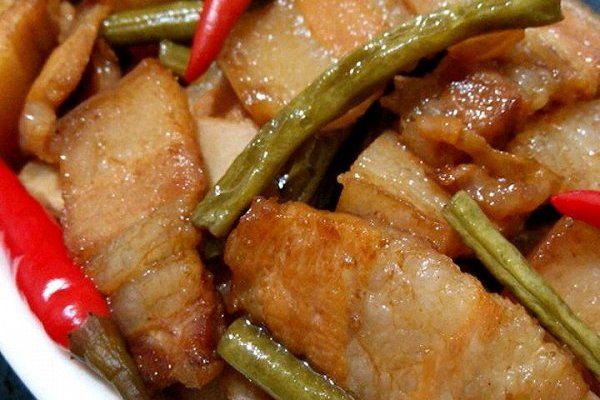 干豆角回锅肉