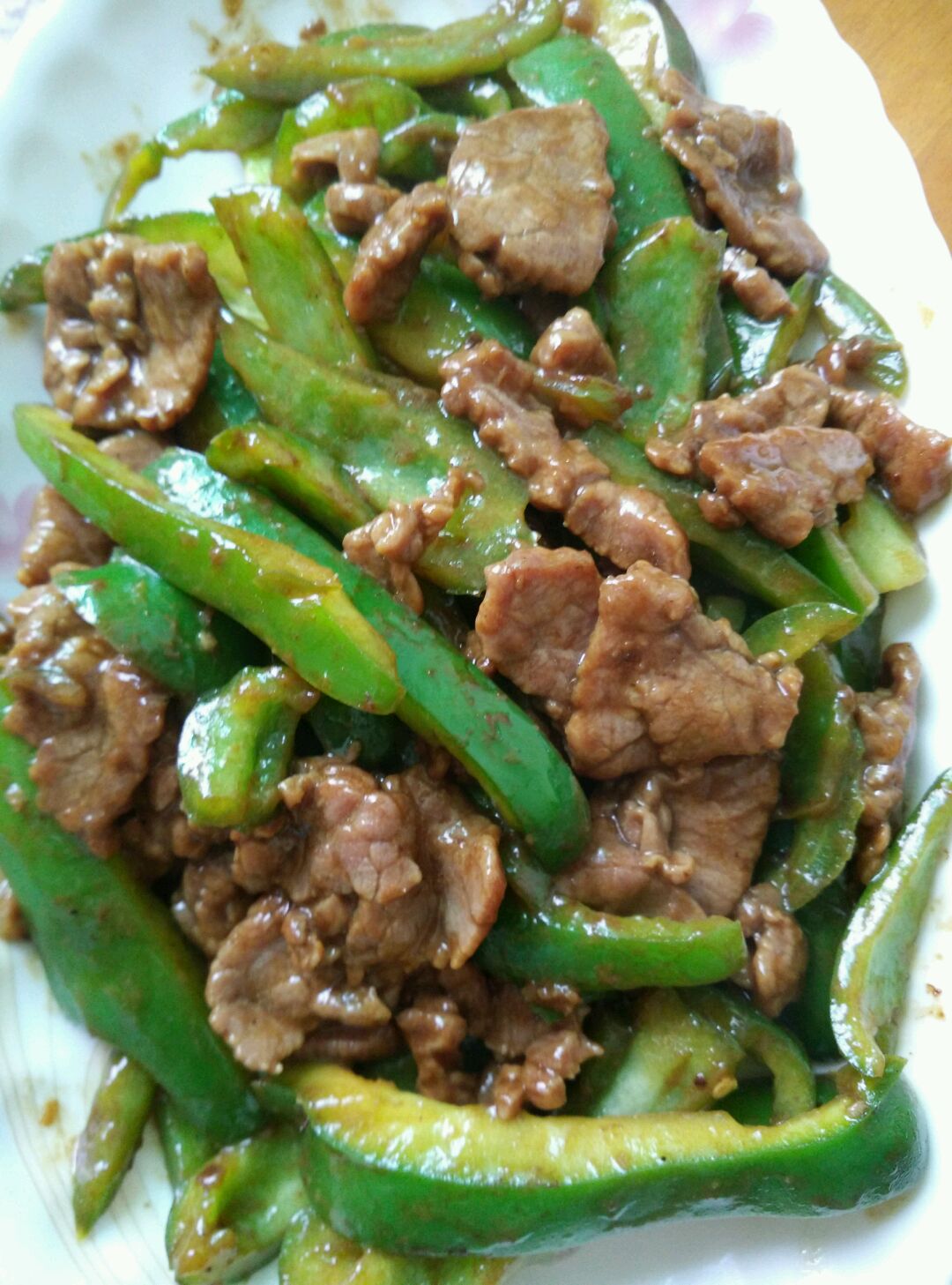 牛肉炒青椒