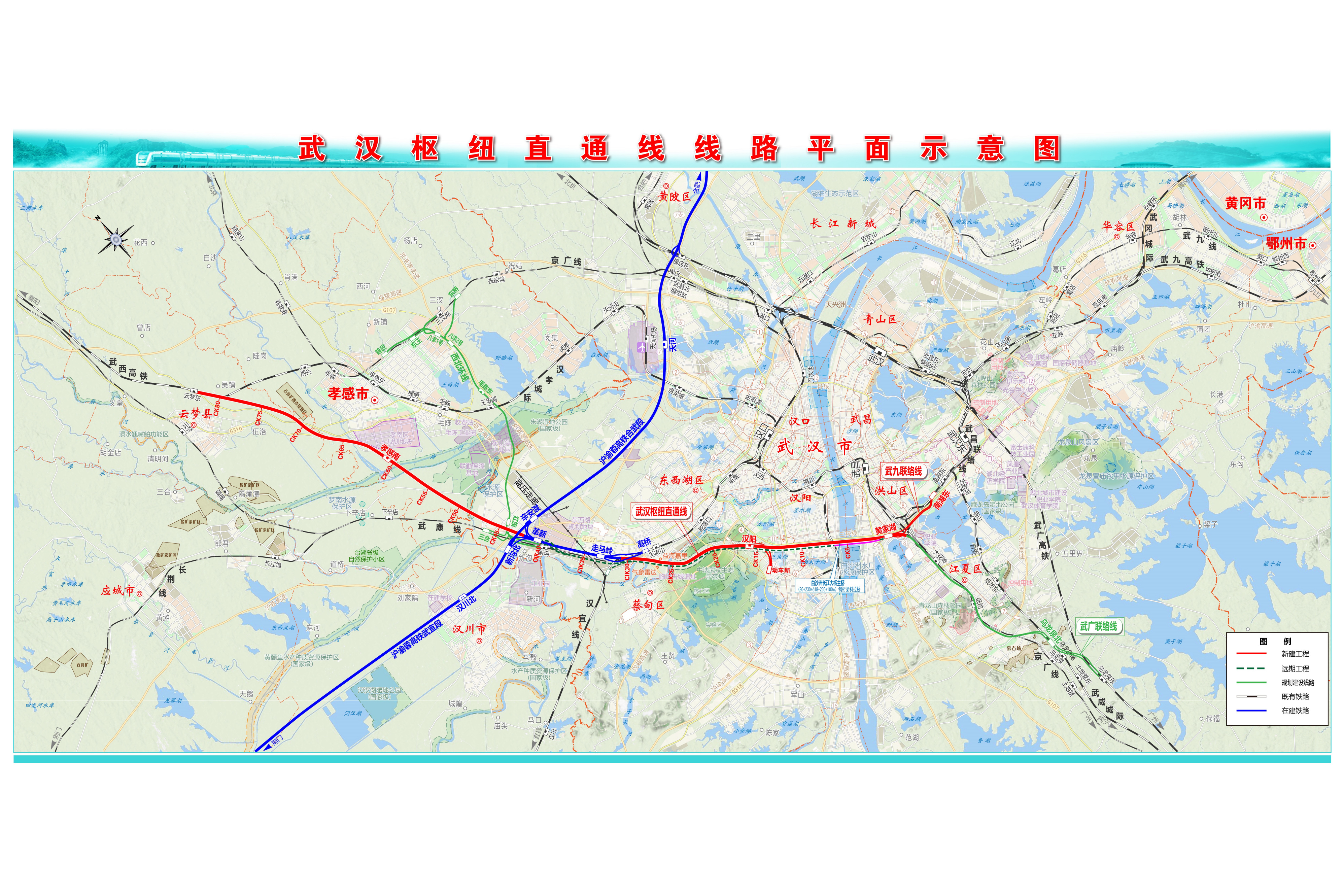 武汉枢纽直通线