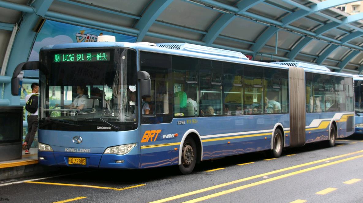  p>厦门快速公交(xiamen bus rapid transit),又称厦门brt,是指服务于