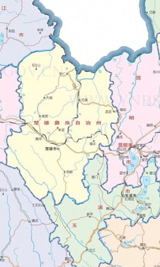 云南搜索狗卫星地图