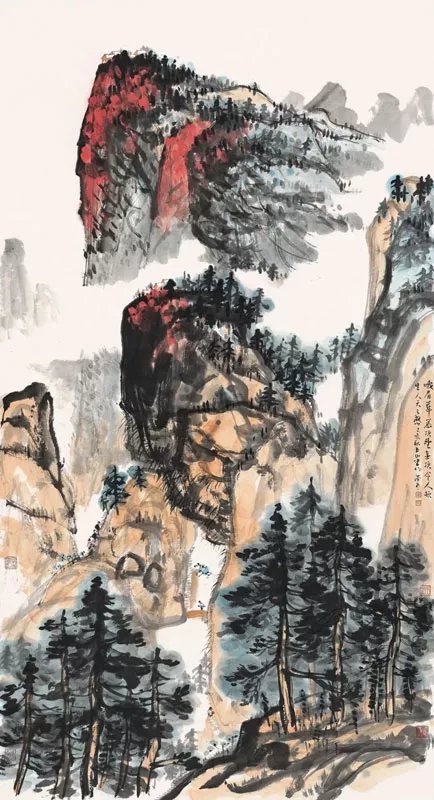 峨眉山华严顶望金顶