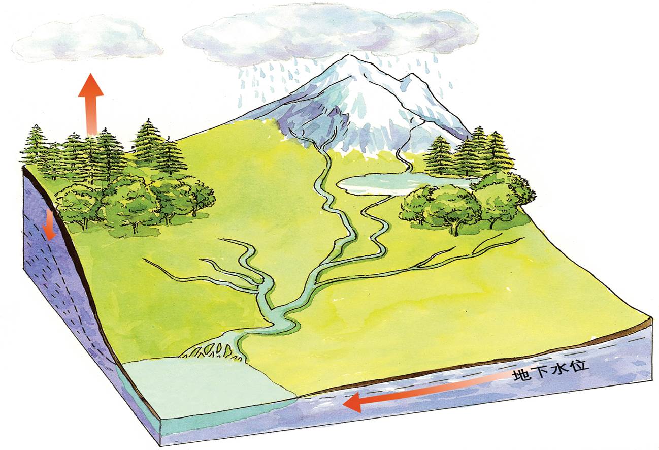  p>迳流深度也称径流深度,指在某一时段内通过河流上指定断面的 a