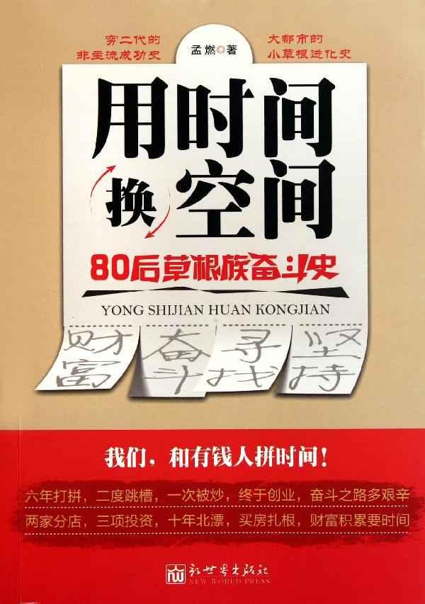  p>为达空间消耗时间.