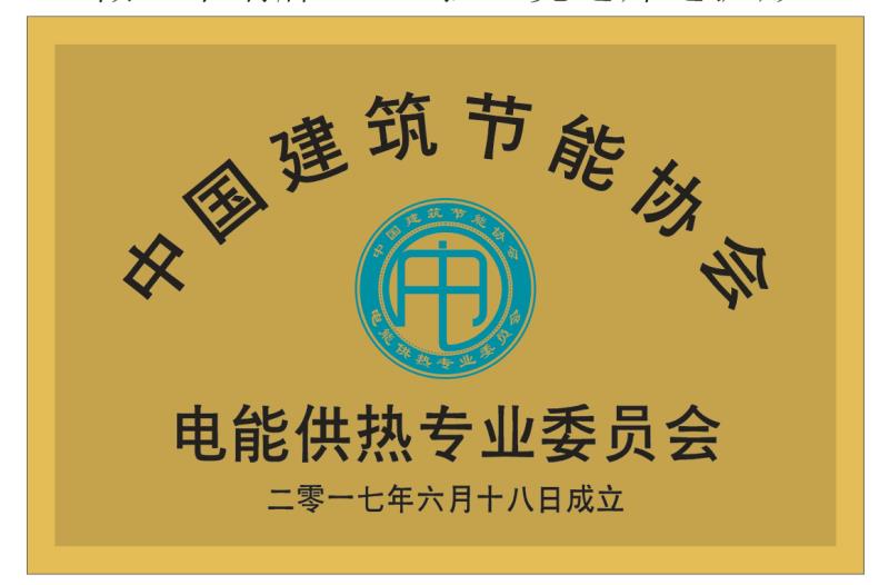 中国建筑节能协会电能供热专业委员会