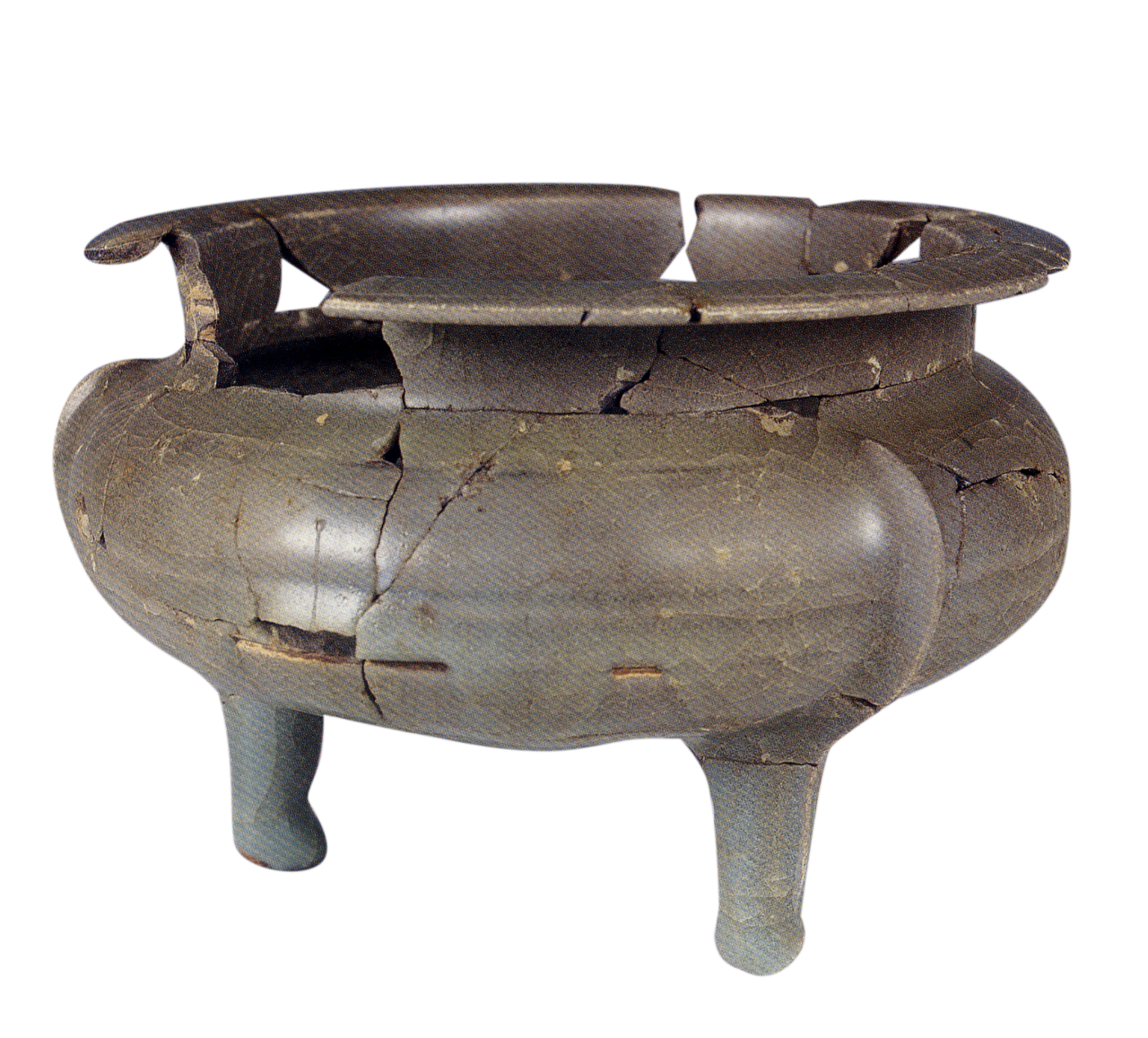  p>元老虎洞窑鬲式炉,元代文物,现收藏于杭州博物馆. /p>