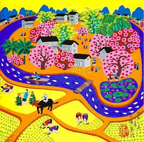 龙门农民画