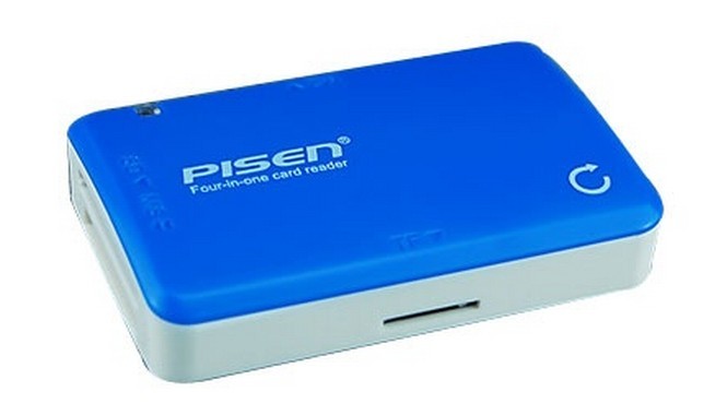 品胜四合一多功能读卡器(蓝色)
