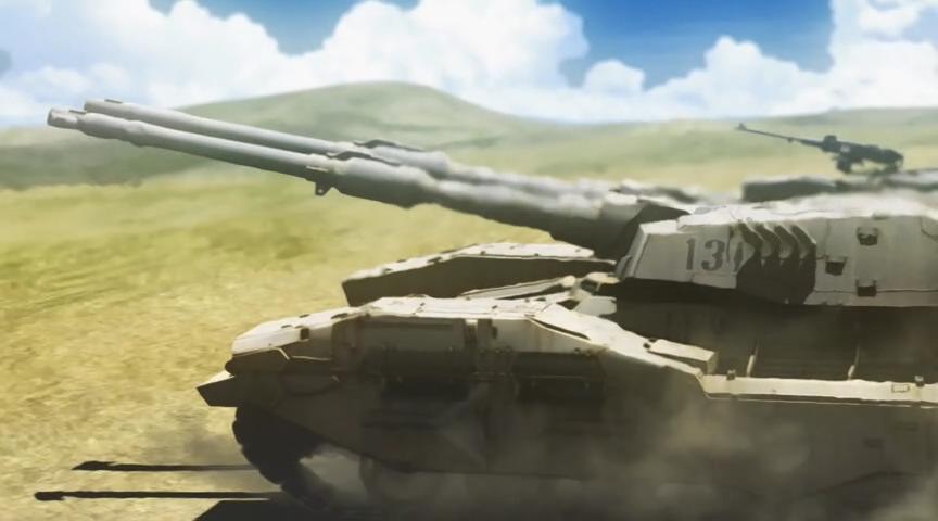  p>61式5型坦克为机动战士高达0079系列,地球联邦陆地泛用战车,一年