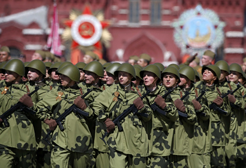  On May 9, 2015, the Russian Federation held a military parade to commemorate the 70th anniversary of the victory of the Patriotic War