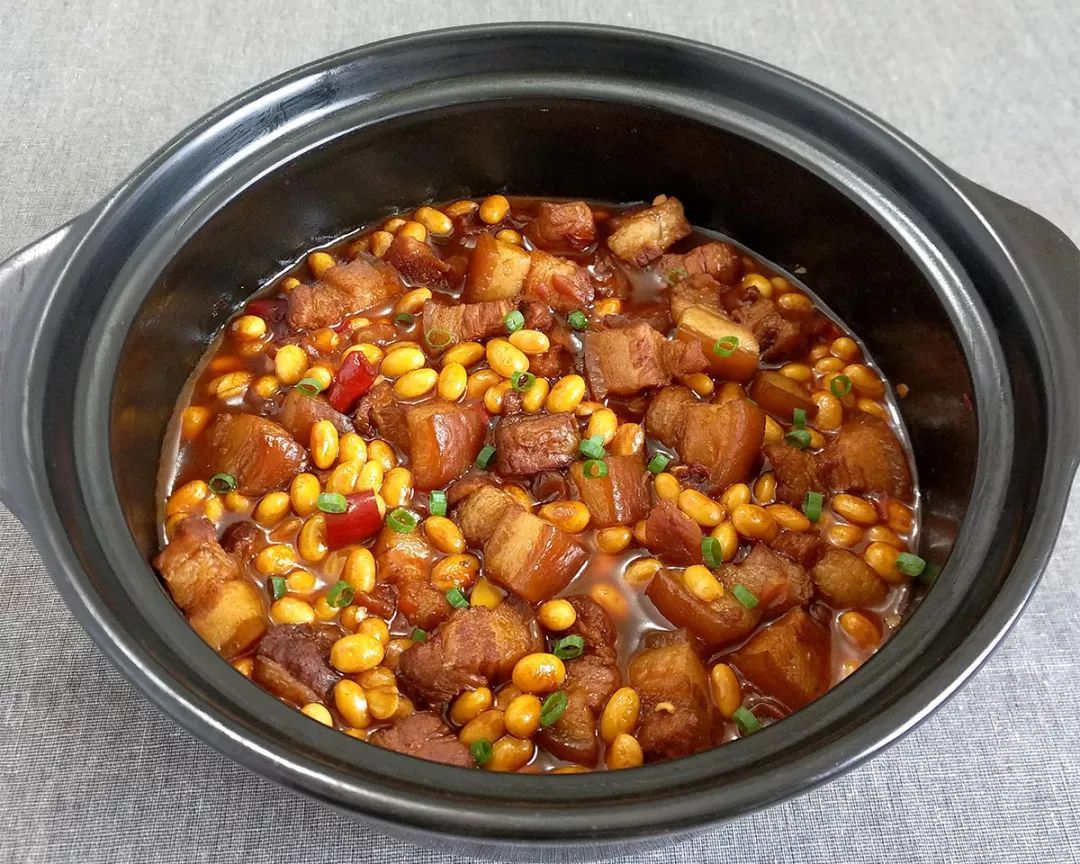 黄豆炖五花肉