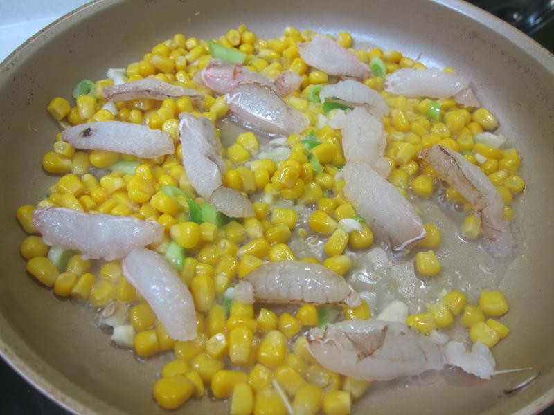 玉米炒蟹肉