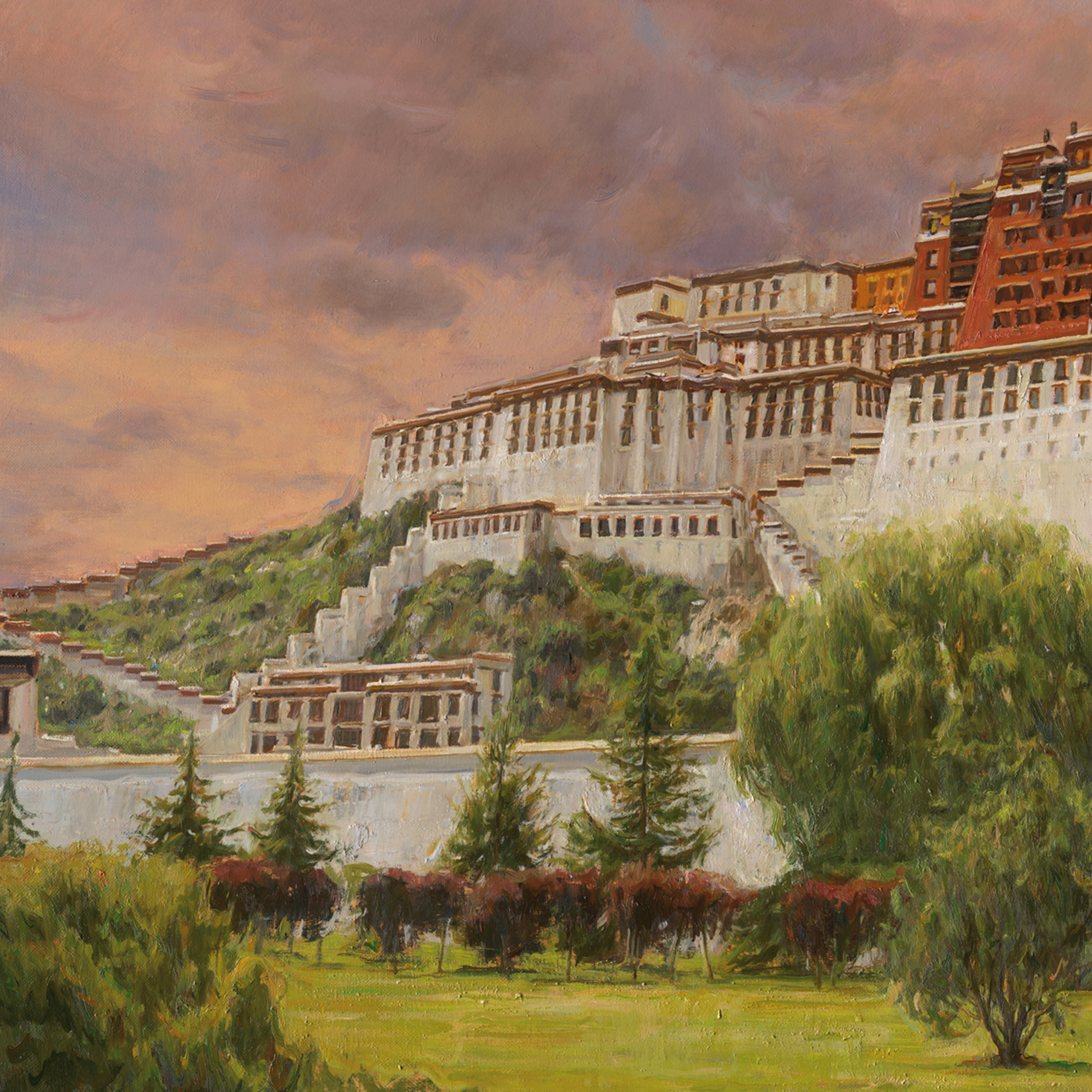 圣光下布达拉宫