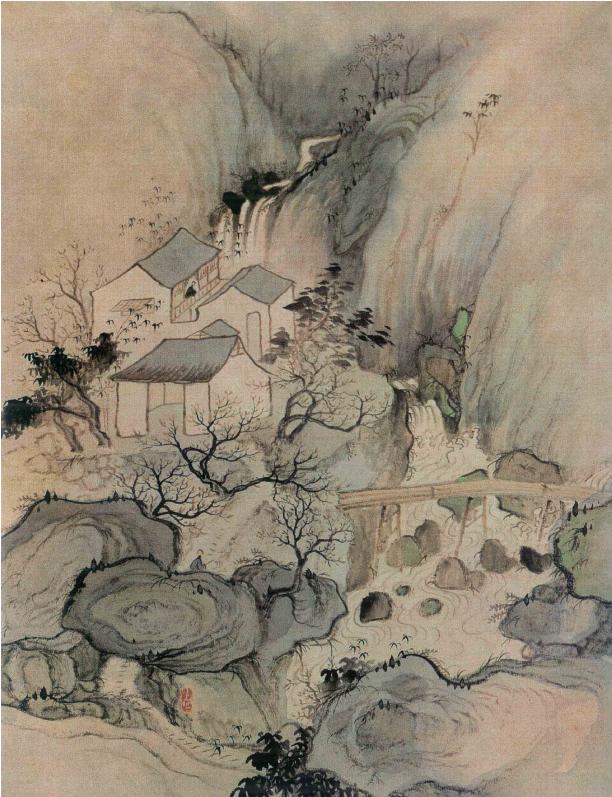 石涛16幅山水花鸟作品赏析_百科TA说