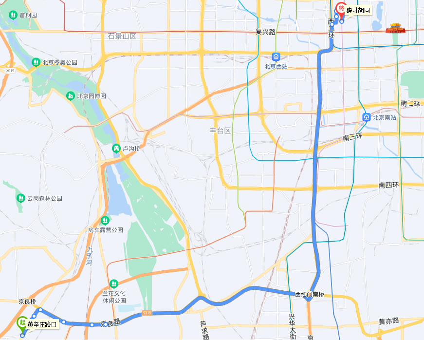 北京公交快速直达专线129路