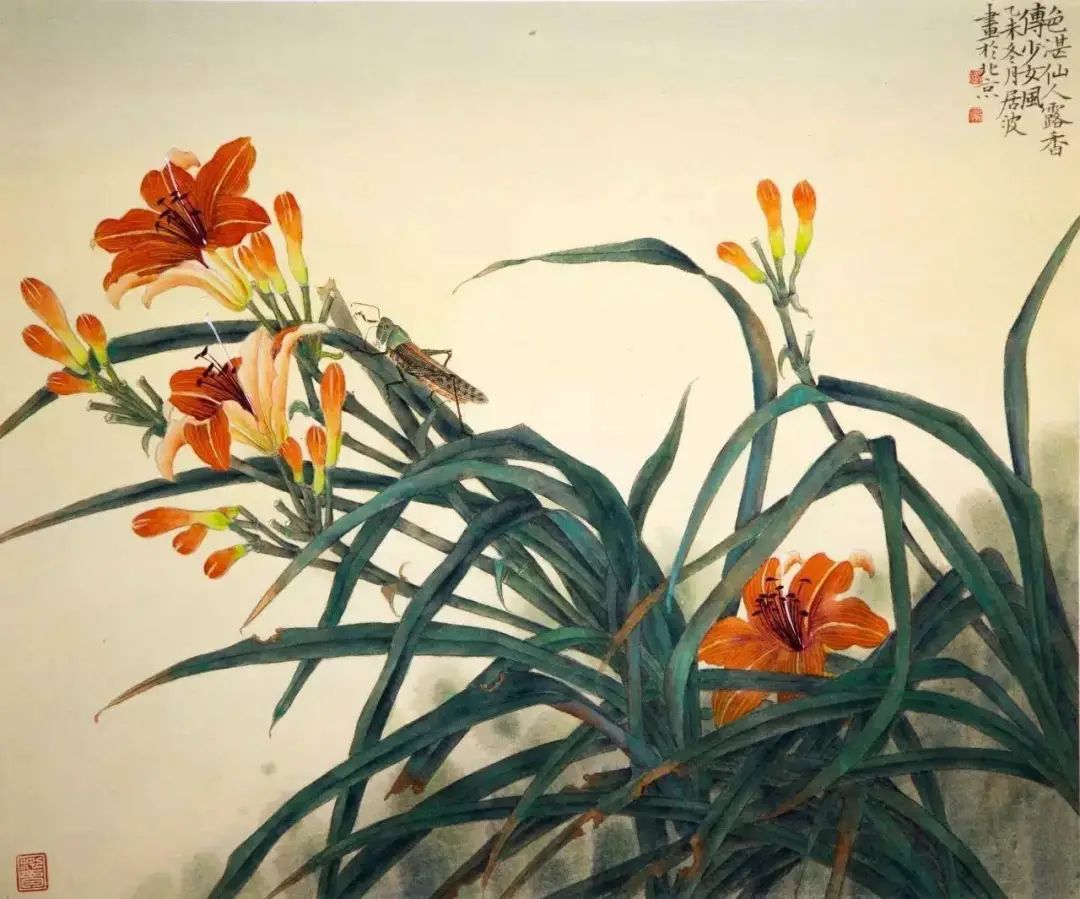 今朝风日好，堂前萱草花_百科TA说