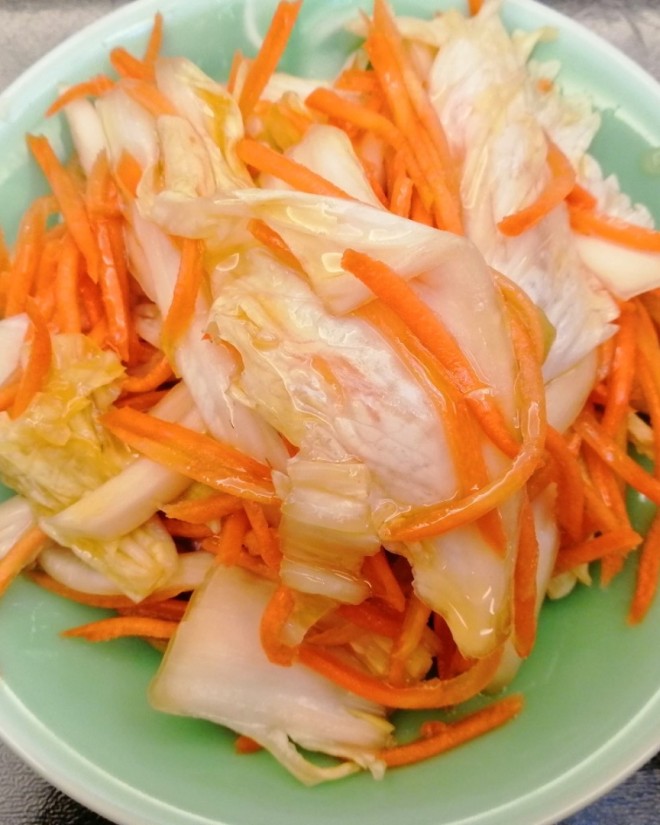 醋泡胡萝卜白菜